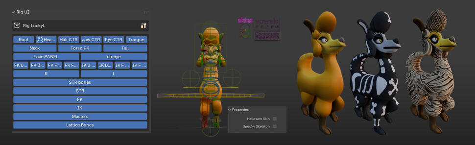 LuckyLlama Rig Quadruped Luckyllama RIG video